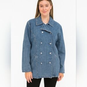 Crazy Horse VTG 80s Western‎ Cowgirl Rodeo Denkm Jacket Size Medium